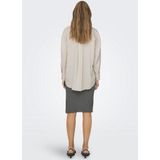 Onlzazima - L/S Loose Shirt - Antiek Wit - Katoen