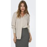 Onlzazima - L/S Loose Shirt - Antiek Wit - Katoen