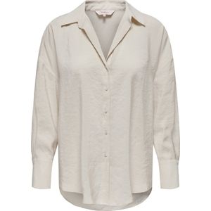 Onlzazima - L/S Loose Shirt - Antiek Wit - Katoen