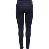 Skinny Fit Jeans - Donkerblauw - Stretchmateriaal - Mid Waist