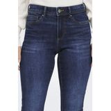 Skinny Fit Jeans - Donkerblauw - Stretchmateriaal - Mid Waist