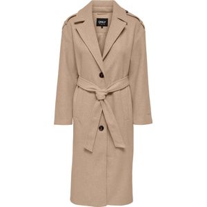ONLY - ONLEMMA NU COAT CC Dames Jas - Lange Jas - Groen - 100% Gerecycled Polyester