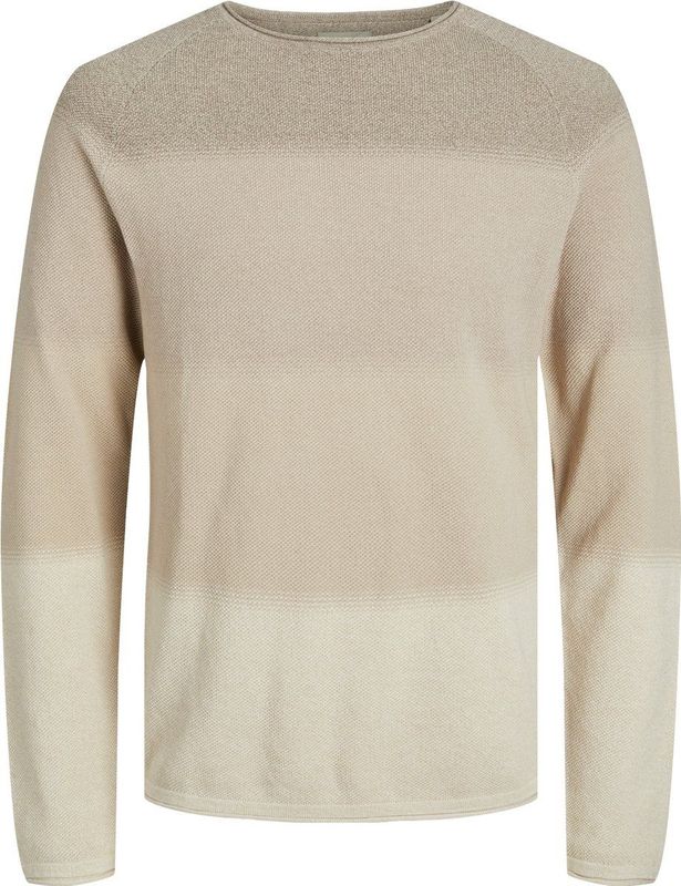 JACK & JONES - JJEHill - Gebreide Trui - Color-Blocking - Knitwear - Ronde Hals