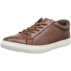 Jack & Jones - JFWGALAXY - Leren Sneakers - Cognac