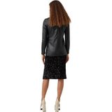 Olympia - Blazer - Effen - Imitatieleder - Normale Pasvorm - Lange Mouw