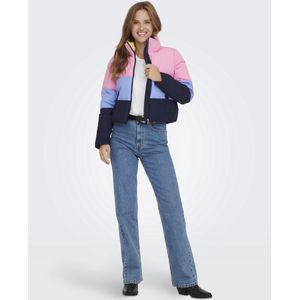 ONLY - ONLDOLLY BLOCK PUFFER JACKET - Dames Jas - Kleur - Materiaal