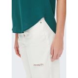 Onlvic - Top - O-hals - Korte Mouwen - Regular Fit - Ritssluiting - Langer Aan De Achterkant