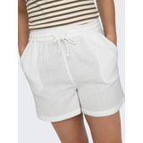 ONLY - ONLTHYRA LIFE SHORTS NOOS WVN - Dames - Bermuda Shorts - Kleur - Materiaal