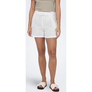 ONLY - ONLTHYRA LIFE SHORTS NOOS WVN - Dames - Bermuda Shorts - Kleur - Materiaal