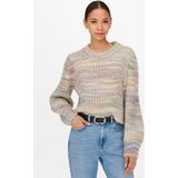 Only Trui Onlcarma Pullover Cc Knt 15259443 Pumice Stone Dames