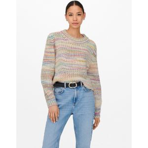 Only Trui Onlcarma Pullover Cc Knt 15259443 Pumice Stone Dames