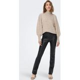 Trui - Hoge Hals - Structuurbreisel - Casual - Gerecycled Polyester