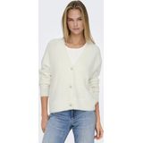 Only Vest Onlella Piumo Ls Cardigan Cc Knt 15259564 Cloud Dancer Dames