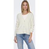 Only Vest Onlella Piumo Ls Cardigan Cc Knt 15259564 Cloud Dancer Dames