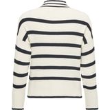 Only Trui Onlibi Highneck Pullover Knt No 15259096 Whitecap Gray/w Melange Dames