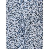 ONLY - ONLEVIDA S/S Jurk - Provinciaal Blauw - Materiaal: Woven
