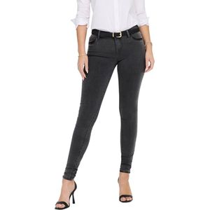 Only Dames Jeans RAIN skinny Grijs