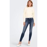 Only Onlblush Mid Sk Ank Raw Dnm Rea194 Noos Dames Jeans