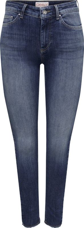 Only - Onlblush Life Midsk Ankraw Jeans - Blue Denim - Katoen