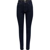 Only Jeans Onliconic Hw Sk Long Ank Dnm Noos 15247810 Dark Blue Denim Dames
