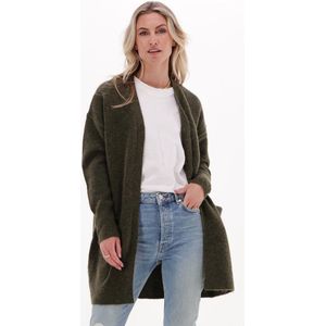 Selected Femme Lulu New Ls Knit Long Cardigan B Truien & vesten - Groen