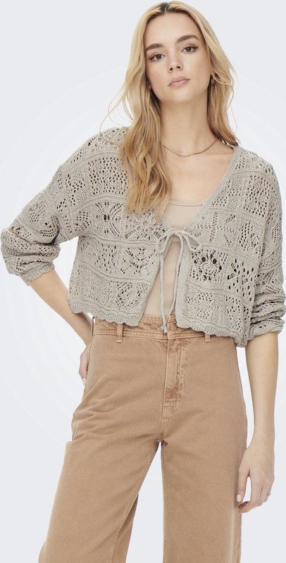 Only - Vest - Pumice Stone - 50% Gerecycled Katoen 50% Polyester