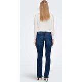 Only - Tai021 Flared Jeans - Dark Blue - Denim - Regular Waist