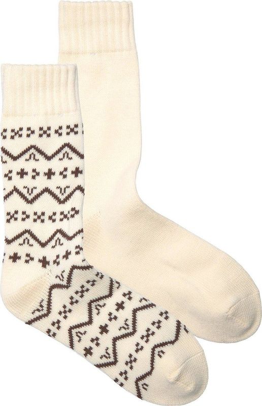 JACK & JONES Sokken JACPATTERN - set van 2 Ecru