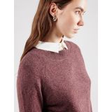 Pullover - Rose Brown - W. Melange - Ronde Hals - Lange Mouwen