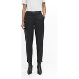 OBJECT Coated Loose Fit Broek OBJBELLE Zwart