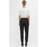OBJECT Coated Loose Fit Broek OBJBELLE Zwart
