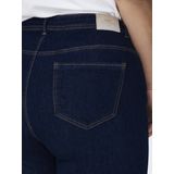ONLY CARMAKOMA CARSALLY HW Flared Jeans - Dark Blue - Denim