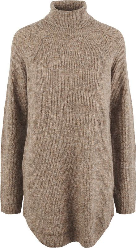 Trui - Ellen - Gerecycled Materiaal - Kort - Col - Lange Mouwen - Mélange