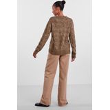 Pieces Trui Pcbibbi Ls V-neck Knit Noos Bc 17126613 Fossil Dames