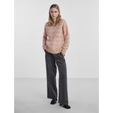 Pieces - Bibbi - Gebreide Trui - Groen - Zacht Handgevoel