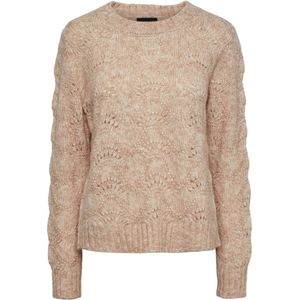 Pieces - Bibbi - Gebreide Trui - Groen - Zacht Handgevoel