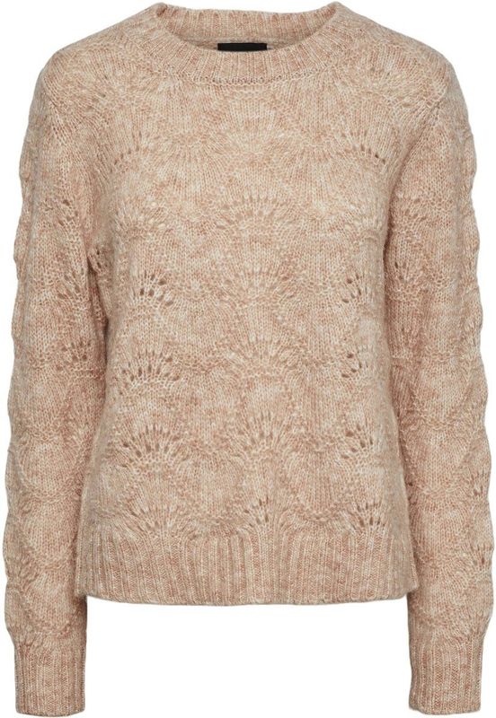 Pieces - Bibbi - Gebreide Trui - Groen - Zacht Handgevoel