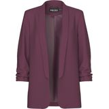 Pieces - Blouseblazer PCBOSELLA - Blazer - Grape Wine - Plooidetail op Mouw