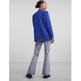 Only - Bozzy - Lange Damesblazer - Effen - Loose Fit - Reverskraag - Klepzakken