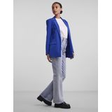 Only - Bozzy - Lange Damesblazer - Effen - Loose Fit - Reverskraag - Klepzakken