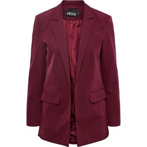 PIECES PCBOSSY LS Loose NOOS Blazer voor dames, Grape Wine, XL