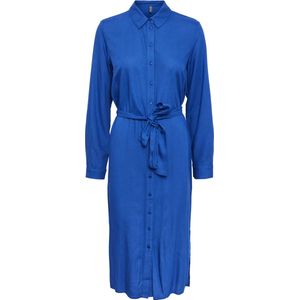 Pieces - Cammie - Midi-jurk - Gestreepte Manchetten - 100% Viscose Lenzing™ Ecovero™