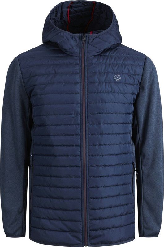 JACK & JONES JJEMULTI QUILTED JACKET NOOS - Heren Jas - Navy Blazer - Polyester
