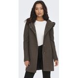 Only - ONLSEDONA LIGHT COAT - Tussenjack - Hot Fudge - Met Capuchon