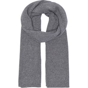 Only - ONLZENNA SCARF CC ACC - Gebreide Sjaal - Dark Grey Melange - 40 cm x 185 cm