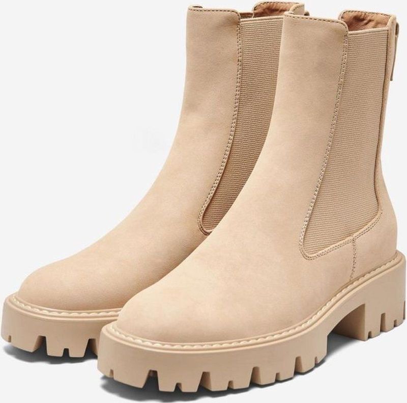 Only Betty 1 Nubuck Laarzen Bruin Vrouw