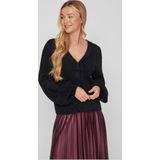 Vila - Lajuli - Cardigan - Groen - Acrylvezels - Knoopsluiting