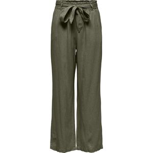 JDY Culotte »JDYSAY MW LINEN BELT PANT WVN NOOS«