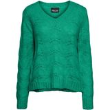 PIECES - Pcbibbi - Pullover - Paraket - V-hals - Lange Mouwen