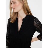 VERO MODA VMHONEY LACE 3/4 V-NECK TUNIC WVN Dames Tuniek - Maat S